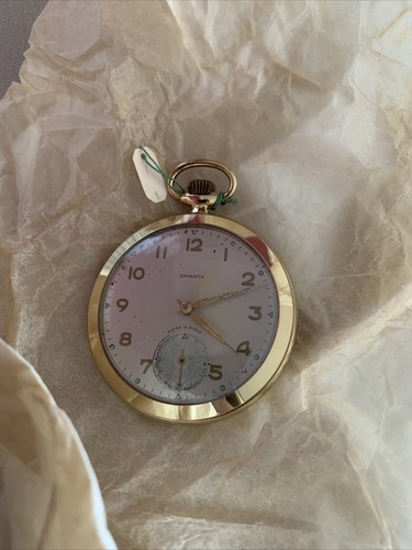 Vintage montre gousset dorée - gousset,