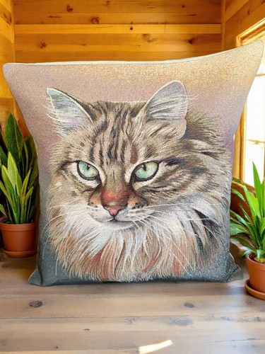 Housse coussin chat persan - de,