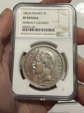 5 francs 1862A napoleon tres