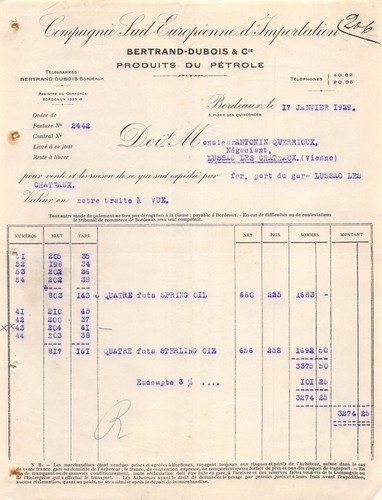1929 compagnie sud - sud, europeenne