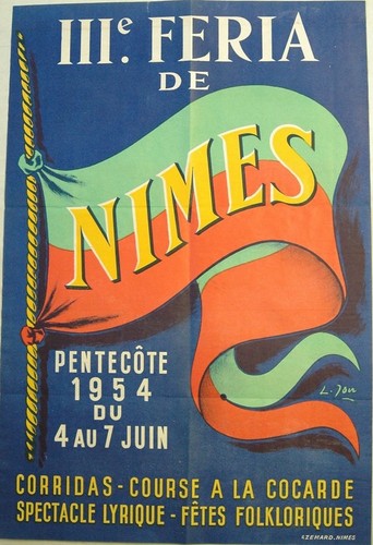 Affiche poster nîmes feria - affiche,