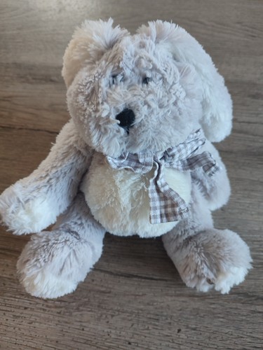 Doudou peluche lapin gris - doudou,