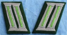 patte de col officier panzer