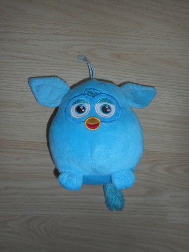 Peluche furby bleue - peluche,
