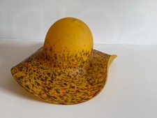 🐈‍⬛  Superbe Abat Jour Chapeau de lampe Suspension Lustre en Pâte de verre