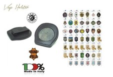 Plaque Ceinture Cuir avec Clip