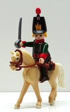 Garde Chevalier Vert Hussard Dragon D Playmobil Pour Français Napoléon Custom
