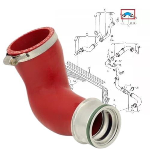 Tuyau air suralimentation - tuyau, d'air