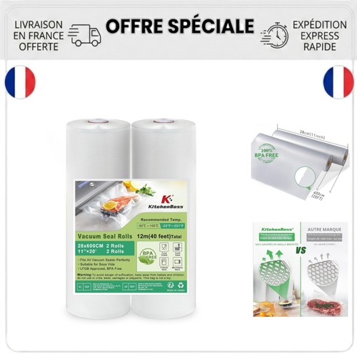 Sacs sous vide kitchenboss - vide, 2