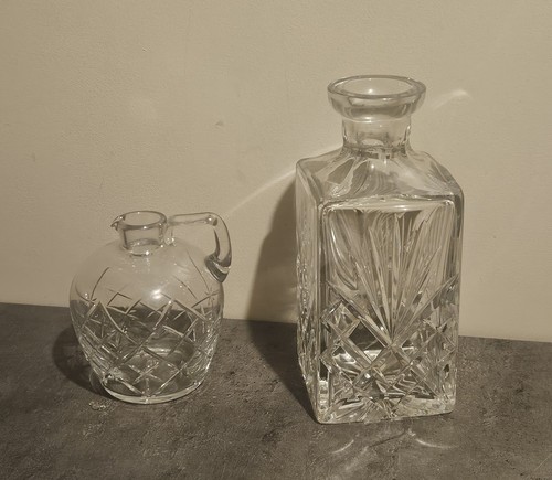 Paire carafes cristal - carafes, de
