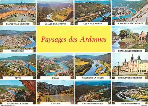 Carte postale ardennes - postale, 08