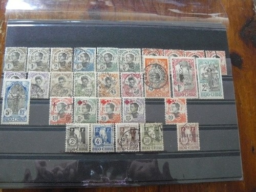 Indochine lot timbres - 30,