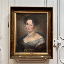 Huile sur toile portrait de