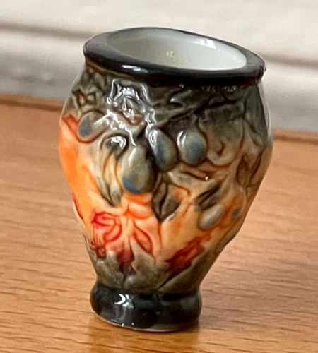 Magnifique fève vase art - fève,