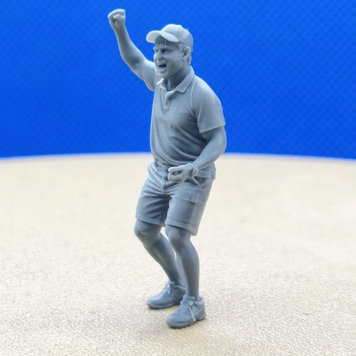 Diorama homme qui à - diorama, gagné