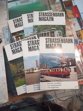 Lot de 6 revues allemandes de 1970 à 1973 sur le Tramway. Strassenbahn Magazin 