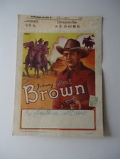 WESTERN/JOHNNY MACK BROWN/ F6/affiche belge originale/STOCK POSTER