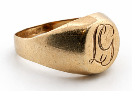 Bague jaune 14 carats - en, or