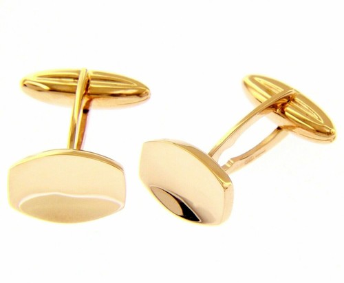 Boutons manchette jaune - or,