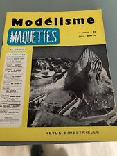 Revue MODELISME "Train, bateau , Avion, Architecture ..ANNÉE 1957