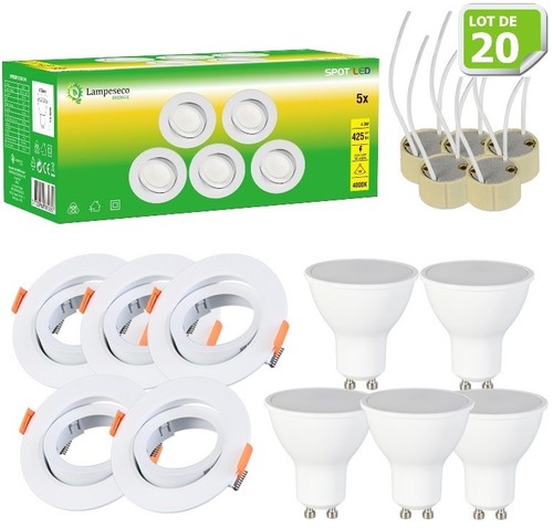 Lot spot led 9w 120 - de, 20