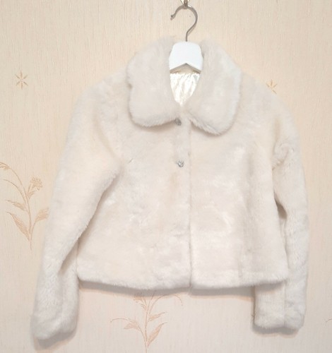 Veste crème manches - , longues