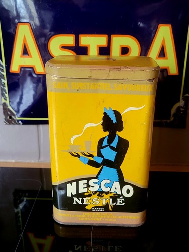 Ancienne boîte publicitaire - ancienne,