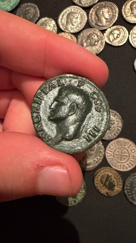 Monnaie romaine agrippa - monnaie, d'agrippa