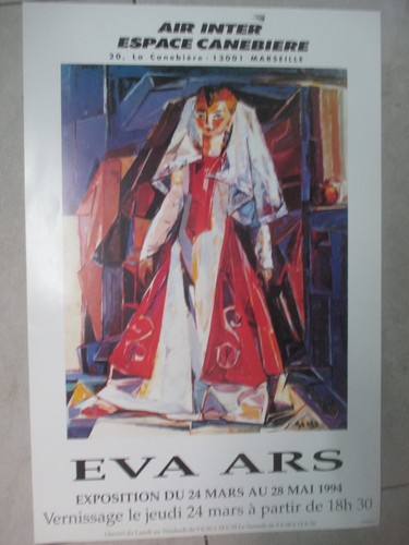 Affiche exposition eva ars - d'exposition,