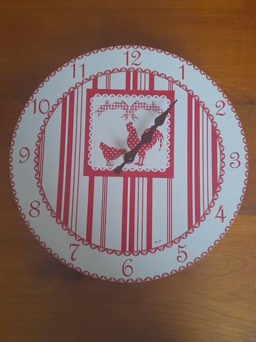 Horloge murale avec motif - , de