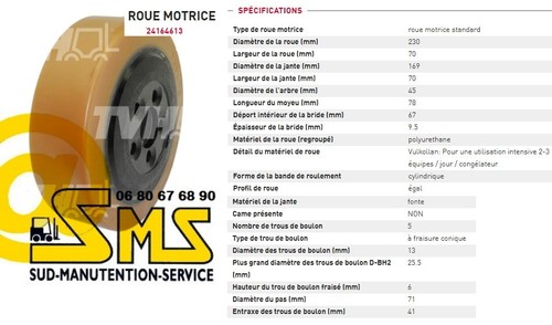 Roue motrice lpe - motrice, de