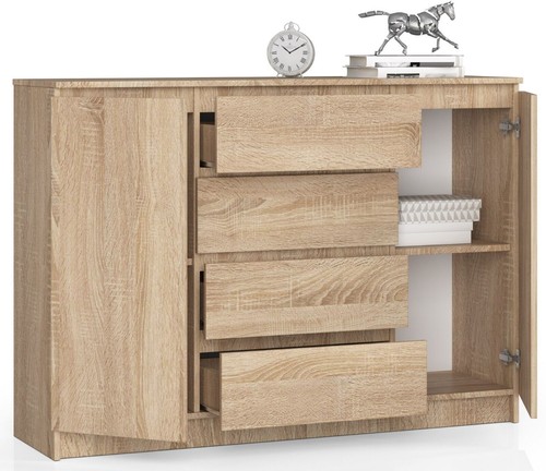 Commode 140 4 tiroirs et - commode,