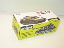 n165, Boite reproduite SOLIDO pour le char PANZER IV militaire