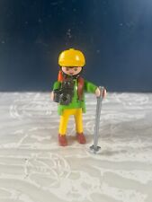 Playmobil 3744 homme sac à dos caméra randonneur alpiniste reporter vintage