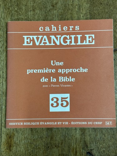 Cahiers evangile une - cahiers, n°35