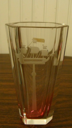 Vintage ussr glass - glass, vase