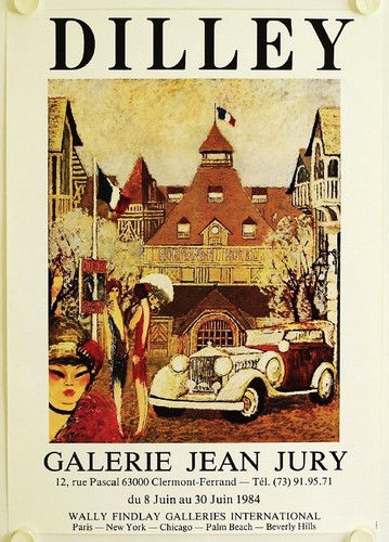 Affiche dilley 1984 exposition - 1984,