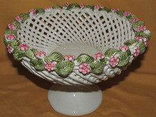 Coupe compotier faïence