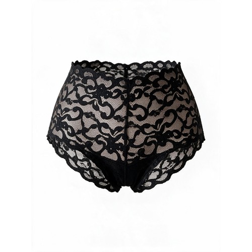 Culotte dentelle brodee taille - dentelle,