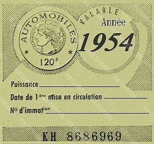 Vignette 1954 voiture - vignette,