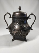 Sucrier ancien en métal