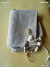 3 housses neuves matelas de lit picot pliants militaires Tissu 100% LIN Vintage