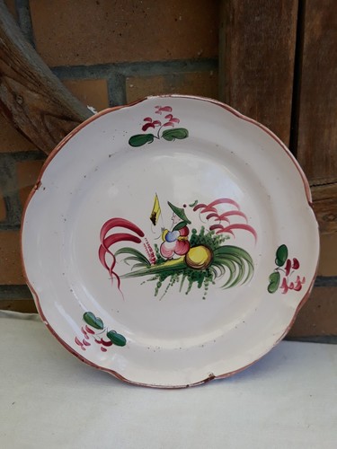 Assiette décorative faïence - décorative,