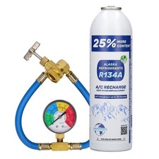 Kit Maison –Alaska Refrigerants Réfrigérant de remplacement HC134a pour véhicule