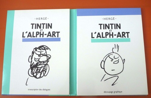 Tintin alph art - tintin, l'alph-art