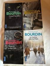 Françoise Bourdin / lot de 4 livres de poche  pocket