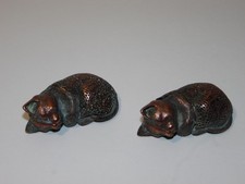 CONCORDE AIR FRANCE CHRISTOFLE vintage (1987-1994) : "Duo de Chatons endormis".