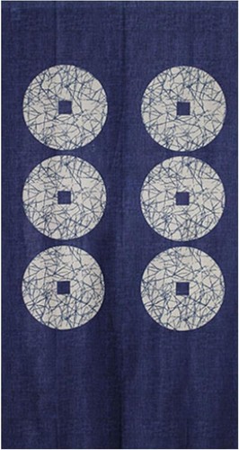 Rideau porte japonais noren - porte,