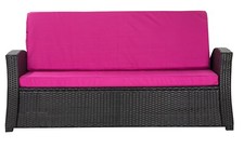 Coussins de canapé meubles  jardin en résine tressée rotin  pour banquette