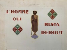 ILLUSTRATIONS LEON CARRE - L'HOMME QUI RESTA DEBOUT - 1935